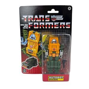 Transformers Retro Card G1 Brawn Walmart Exclusive In Hand Brand New Sealed